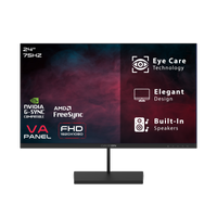 GAMEON GB24F75 Basic Series Gaming Monitor 23.8 inch, 1920x1080 FHD VA Panel, 75Hz, 5ms, HDMI 1.4, Adaptive-Sync, Built-in Speakers - Black