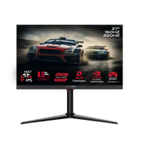 GAMEON GOSX27B Switch X Series 27" Dual Switch 4K UHD/FHD, 160/320Hz, MPRT 0.5ms, HDMI 2.1, Fast IPS Gaming Monitor (Supports PS5) - Black