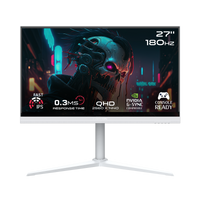 GAMEON GOA27QHD180IPS Artic Pro Series 27" QHD, 180Hz, MPRT 0.3ms, Fast IPS Gaming Monitor (Support PS5) - White