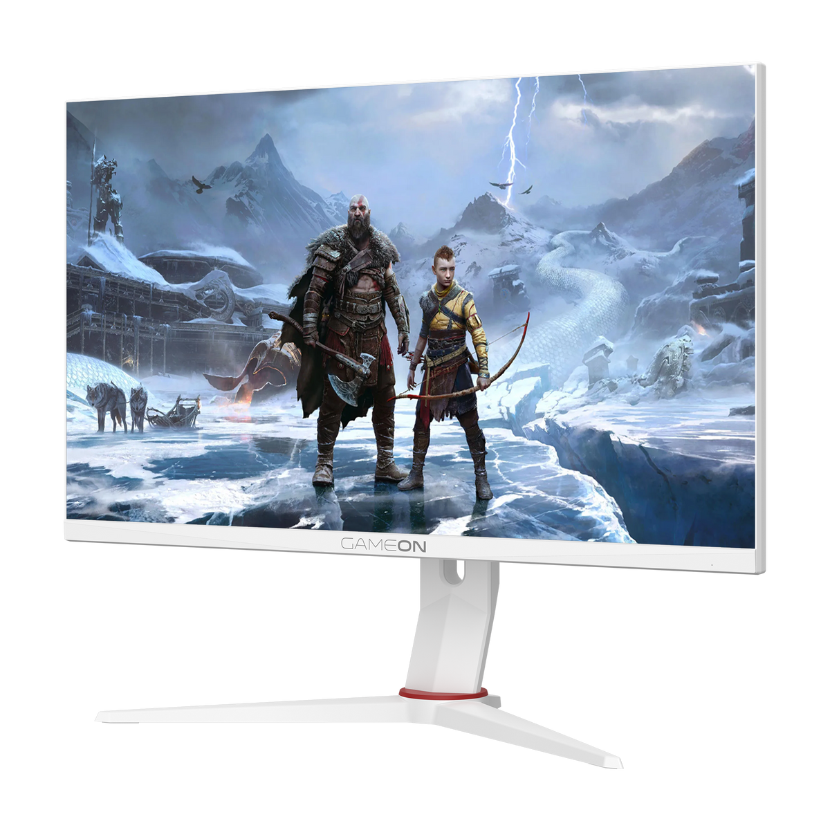 GAMEON GOA27FHD180IPS Artic Pro Series 27" FHD, 180Hz, MPRT 0.5ms, Fast IPS Gaming Monitor (Support PS5) - White