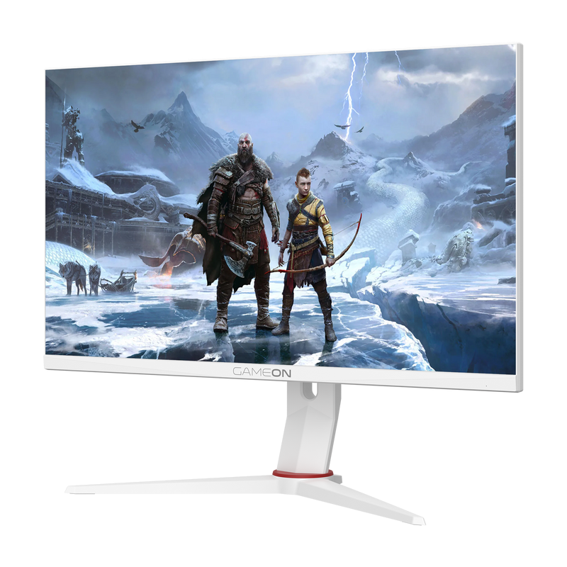 GAMEON GOA27FHD180IPS Artic Pro Series 27" FHD, 180Hz, MPRT 0.5ms, Fast IPS Gaming Monitor (Support PS5) - White