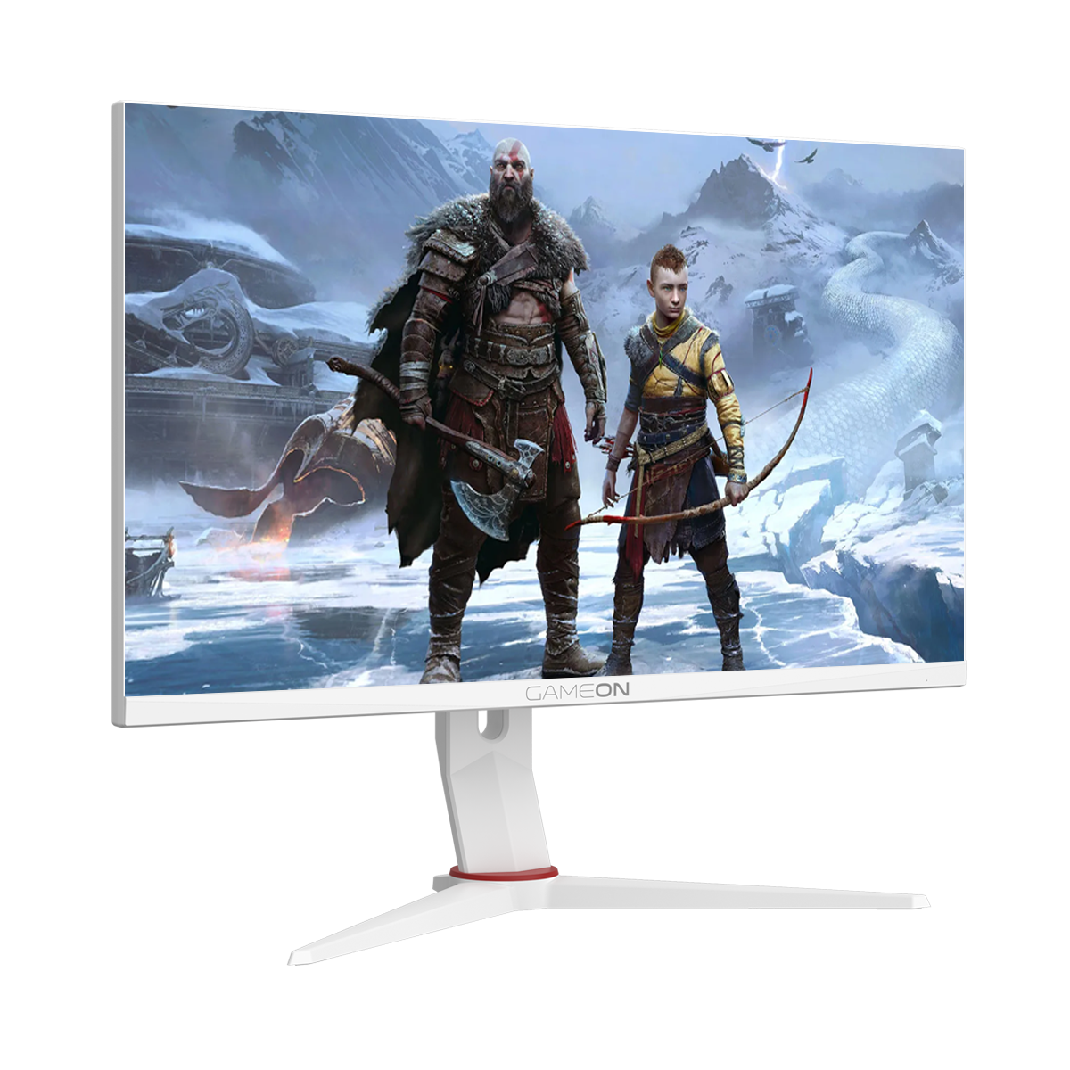 GAMEON GOA24FHD180IPS Artic Pro Series 24" FHD, 180Hz, MPRT 0.5ms, Fast IPS Gaming Monitor (Support PS5) - White