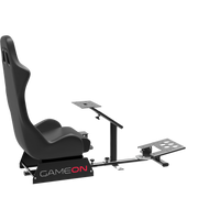 GAMEON GOMPR-5091 Master Pro Racing Gaming Simulator Cockpit - Black