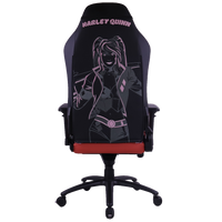 GAMEON x DC Licensed Gaming Chair With Adjustable 4D Armrest & Metal Base - Harley Quinn