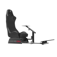 GAMEON GOMPR-5091 Master Pro Racing Gaming Simulator Cockpit - Black