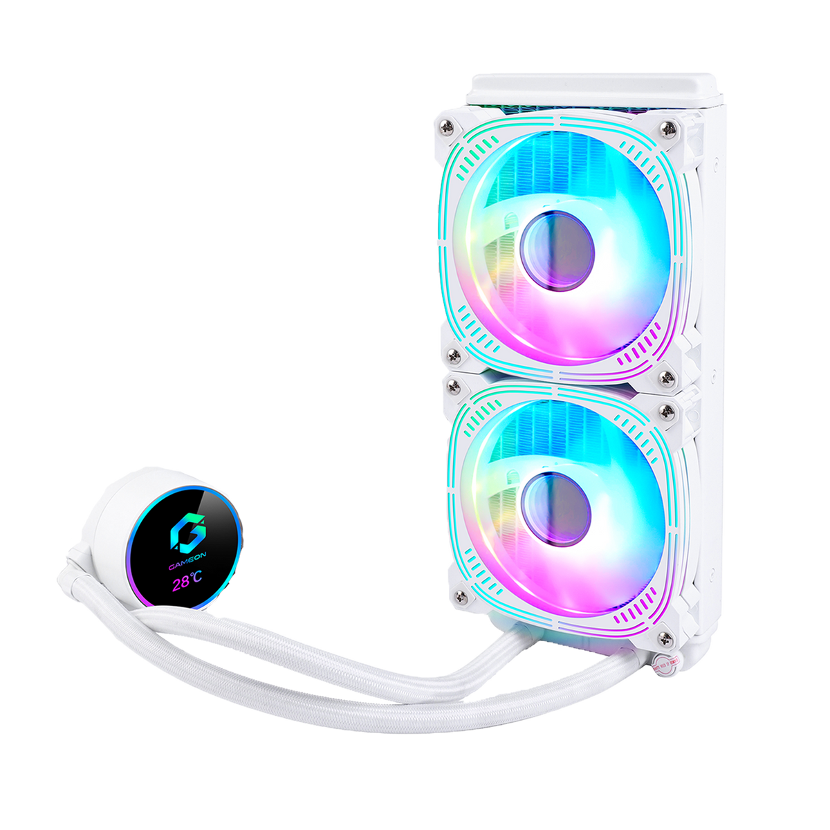 GAMEON - KRAKEN II A380 240mm Liquid CPU Cooler - White