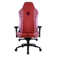 GAMEON x DC Licensed Gaming Chair With Adjustable 4D Armrest & Metal Base - Harley Quinn