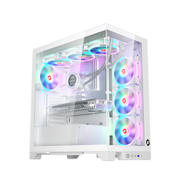 GAMEON Emperor Arctic IV Series Mid Tower Gaming Case - White