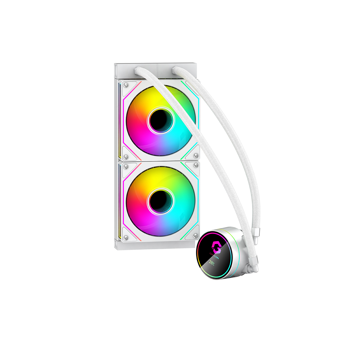 GAMEON -  GO-240 KRAKENA380-BLK Liquid CPU Cooler - White