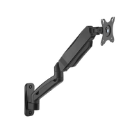 GAMEON GO-5015 Economy Spring-Assisted Wall Mounted Single Monitor Arm For Gaming And Office Use, 17" - 32", Arm Up To 9 KG