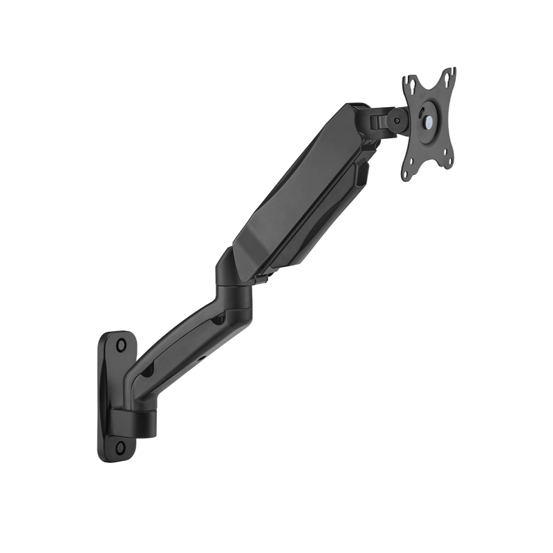 GAMEON GO-5015 Economy Spring-Assisted Wall Mounted Single Monitor Arm For Gaming And Office Use, 17" - 32", Arm Up To 9 KG