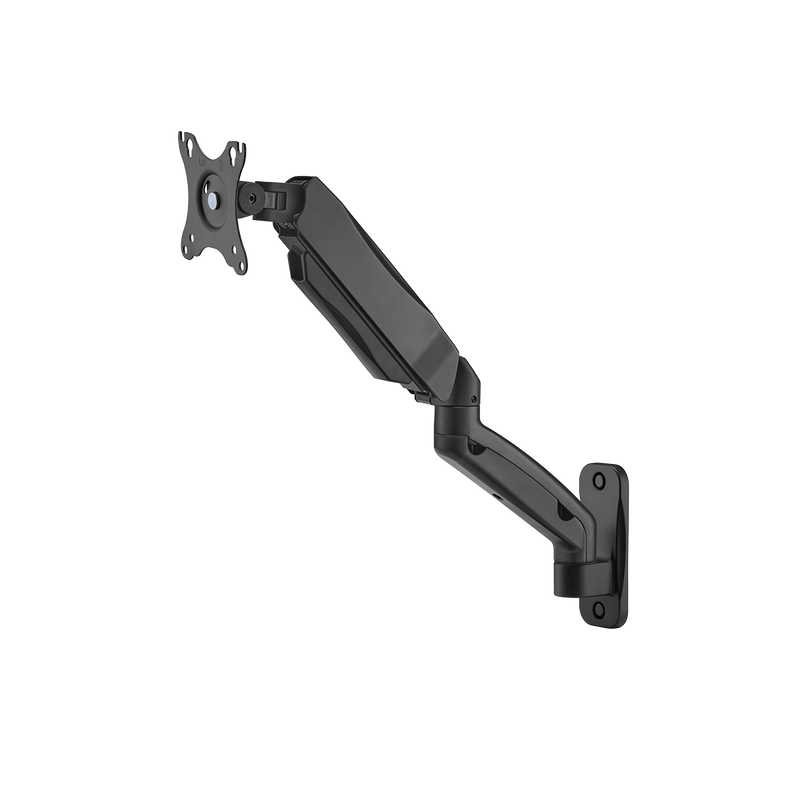 GAMEON GO-5015 Economy Spring-Assisted Wall Mounted Single Monitor Arm For Gaming And Office Use, 17" - 32", Arm Up To 9 KG