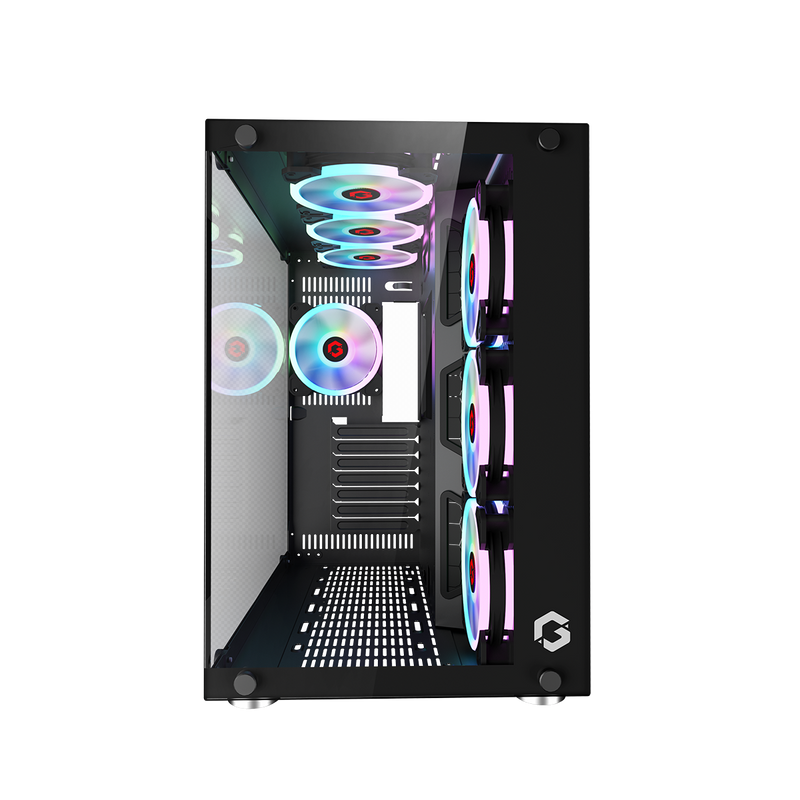 GAMEON Emperor Midnight II Series Mid Tower Gaming Case - Black