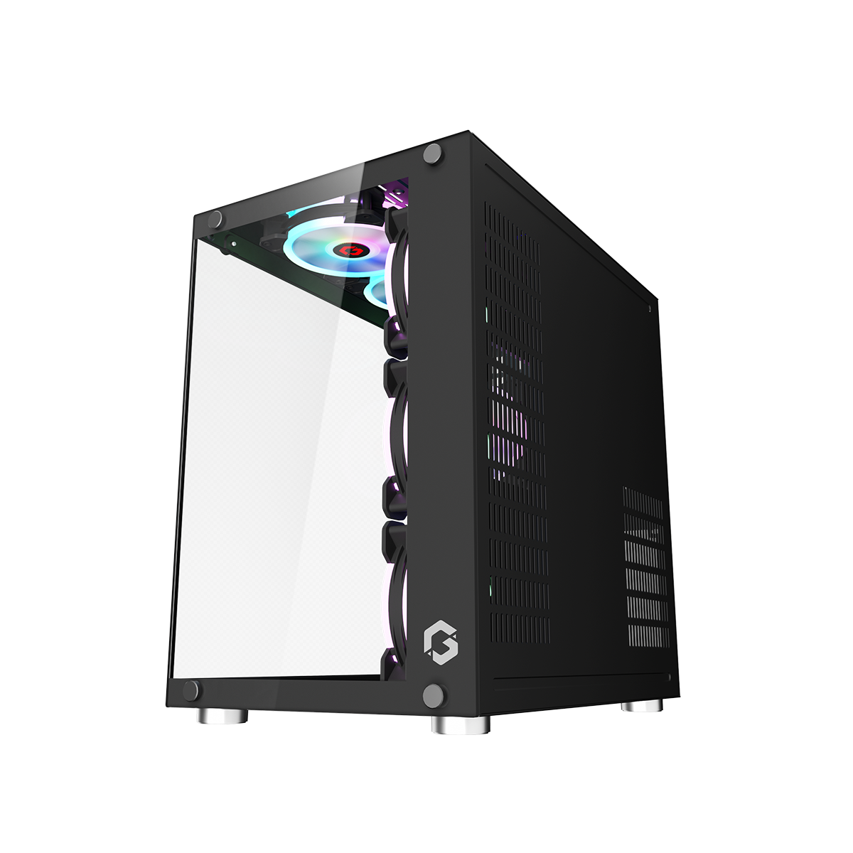 GAMEON Emperor Midnight II Series Mid Tower Gaming Case - Black