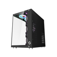 GAMEON Emperor Midnight II Series Mid Tower Gaming Case - Black