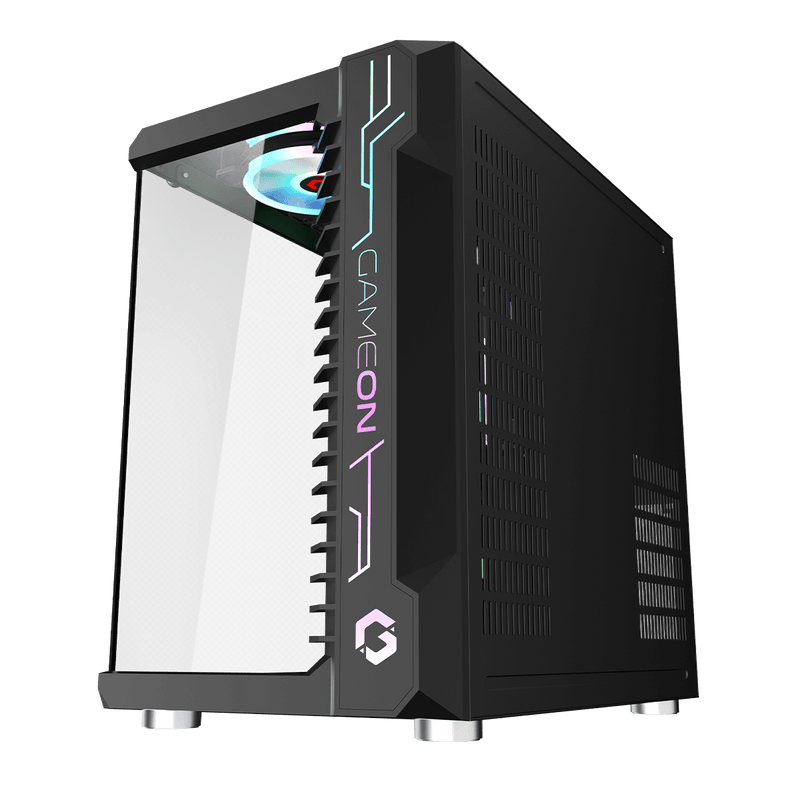 GAMEON Emperor Midnight III Series Mid Tower Gaming Case - Black