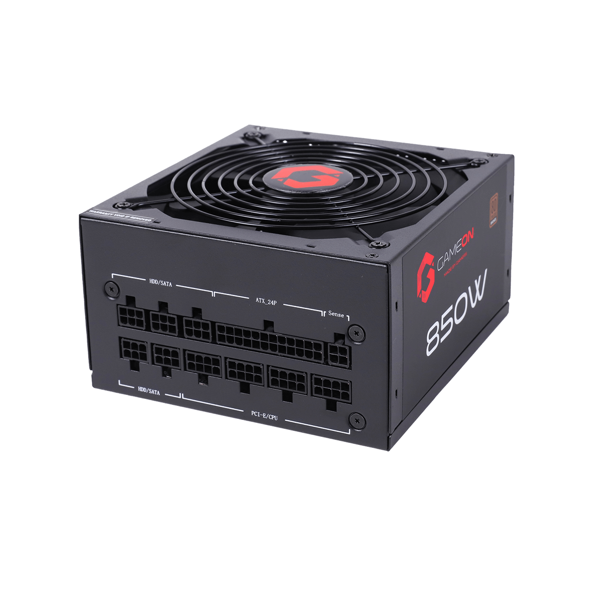 GAMEON - SPY2 ATX 850 WATTS 80 PLUS BRONZE Value Gaming Power Supply - Black