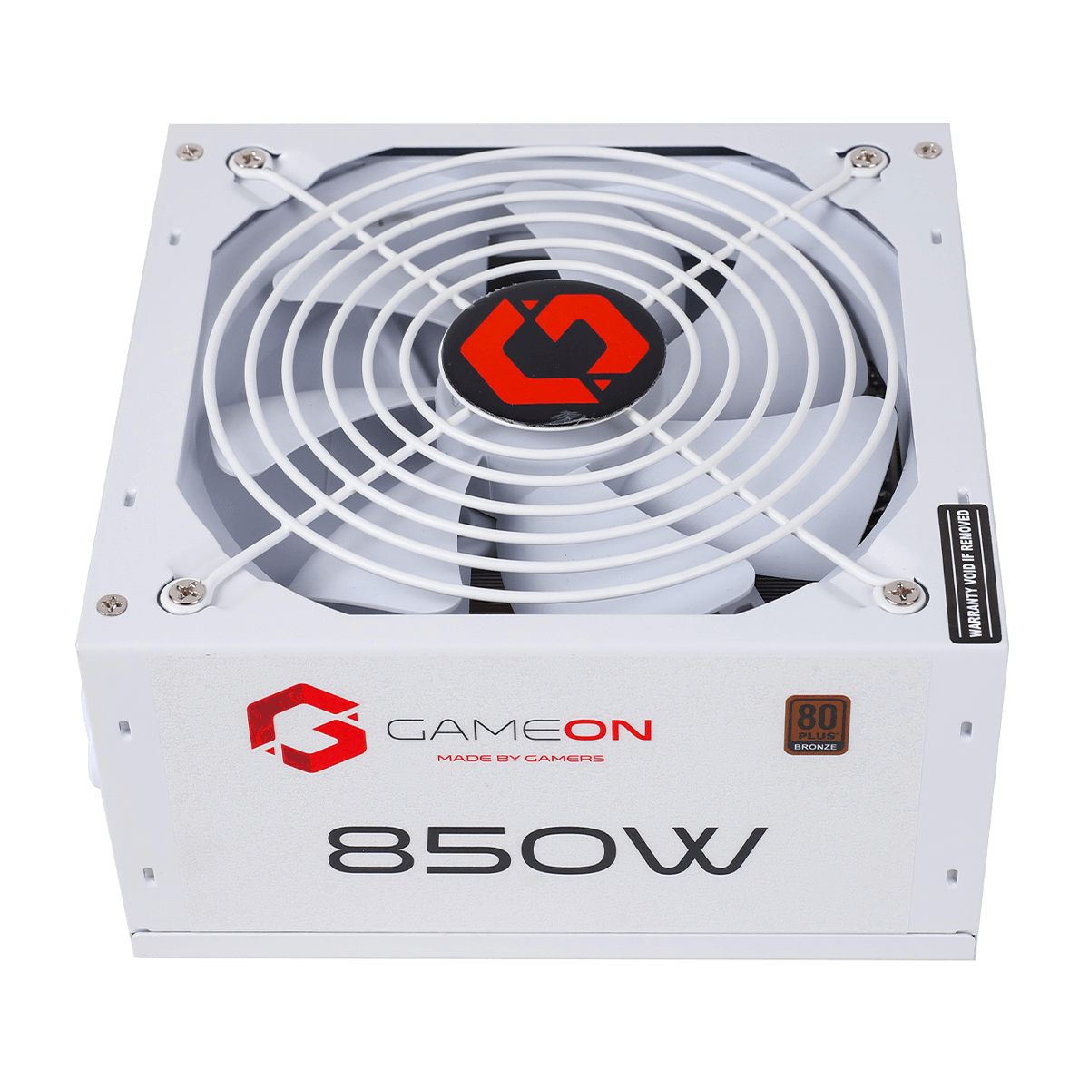 GAMEON - SPY2 ATX 850 WATTS 80 PLUS BRONZE Value Gaming Power Supply - White