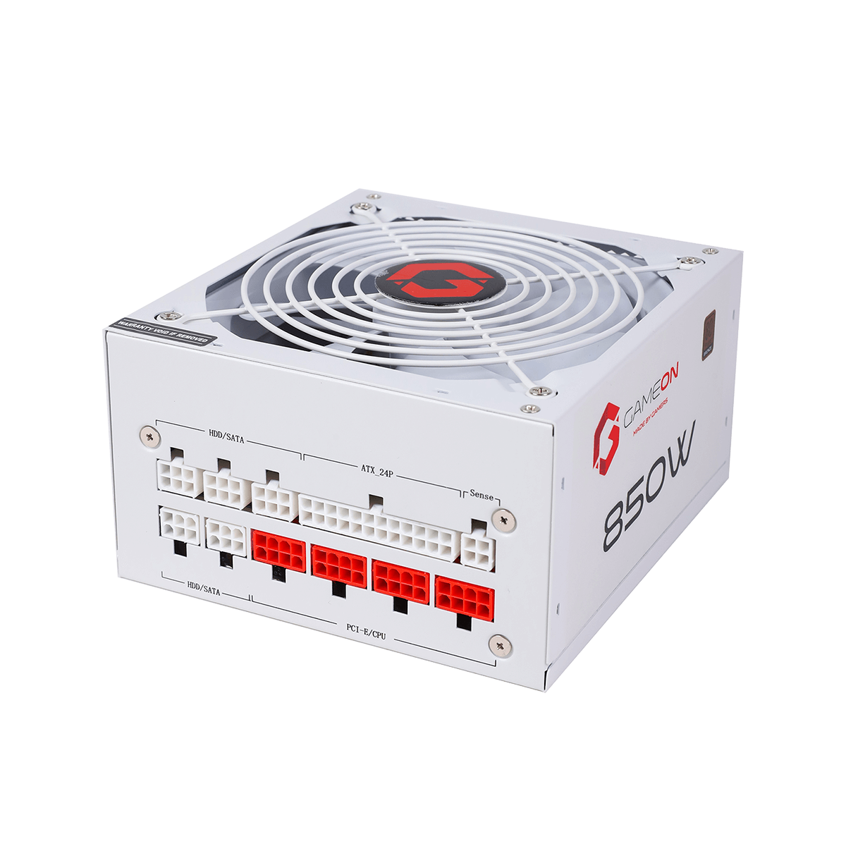 GAMEON - SPY2 ATX 850 WATTS 80 PLUS BRONZE Value Gaming Power Supply - White