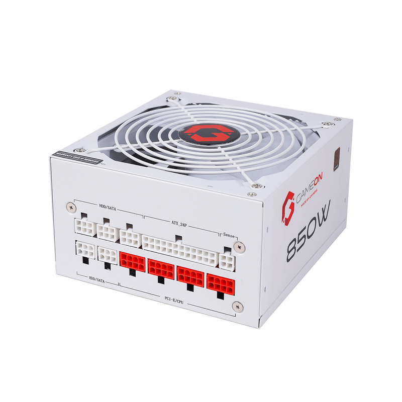 GAMEON - SPY2 ATX 850 WATTS 80 PLUS BRONZE Value Gaming Power Supply - White