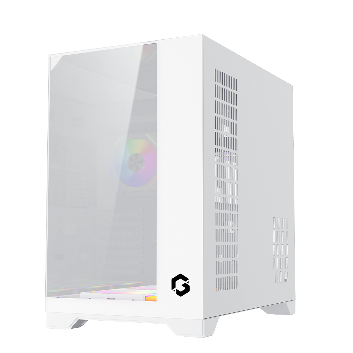 GAMEON Valkyrie I Series Mid Tower Gaming Case - White