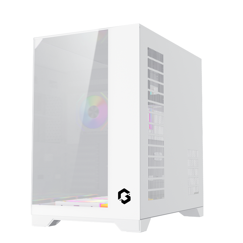 GAMEON Valkyrie I Series Mid Tower Gaming Case - White