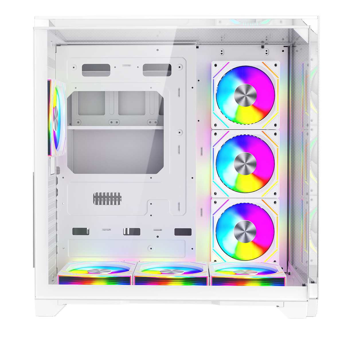 GAMEON Valkyrie I Series Mid Tower Gaming Case - White