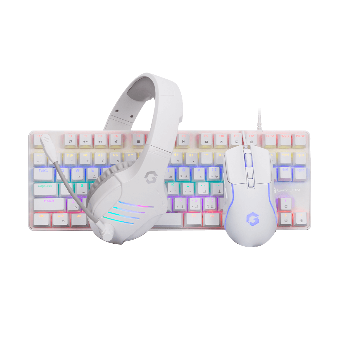 GAMEON VIPER XA All-In-One Artic Series Gaming Bundle (Mechanical Keyboard, Headset, Mouse & Mousepad)