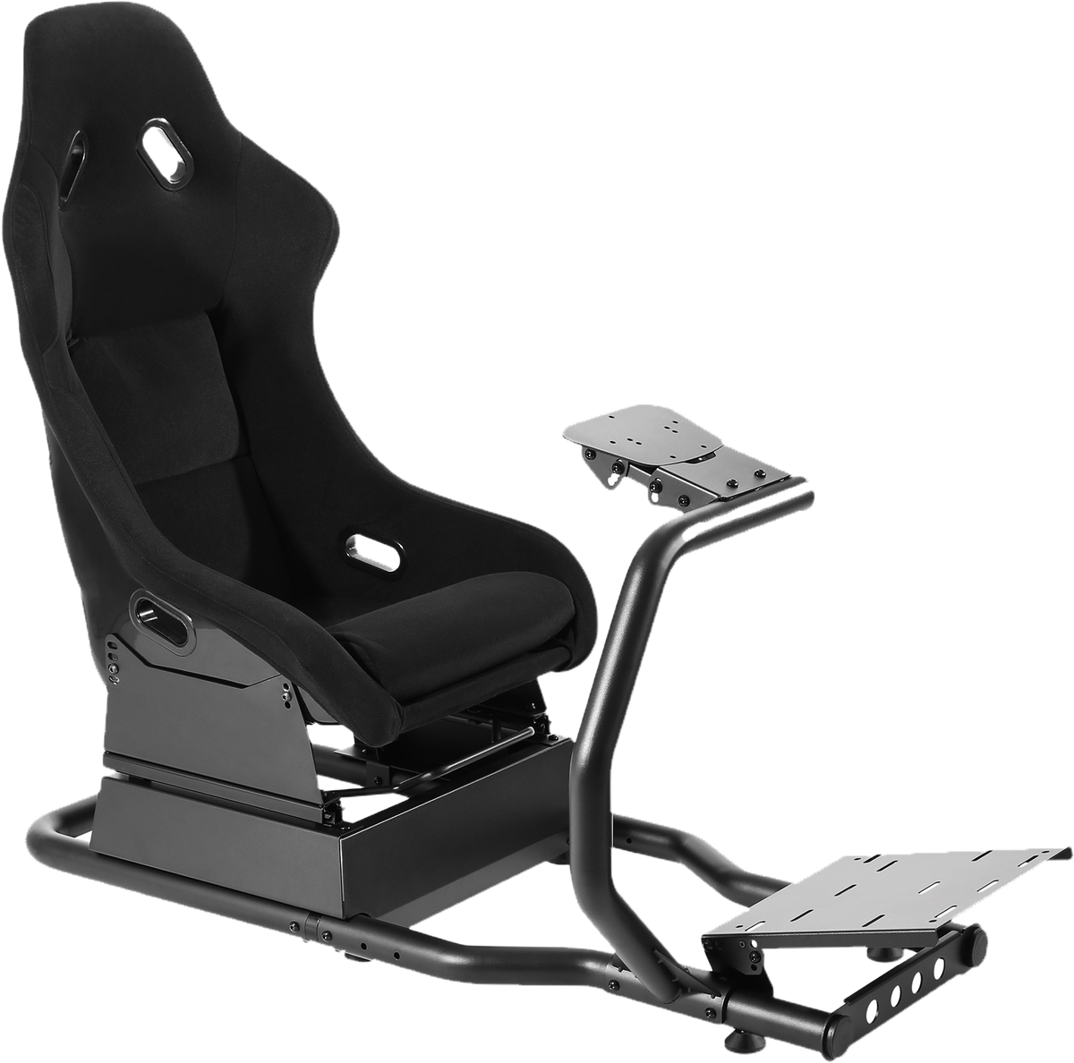 GAMEON Pro Racing Simulator Cockpit With Gear Shifter Mount - Black