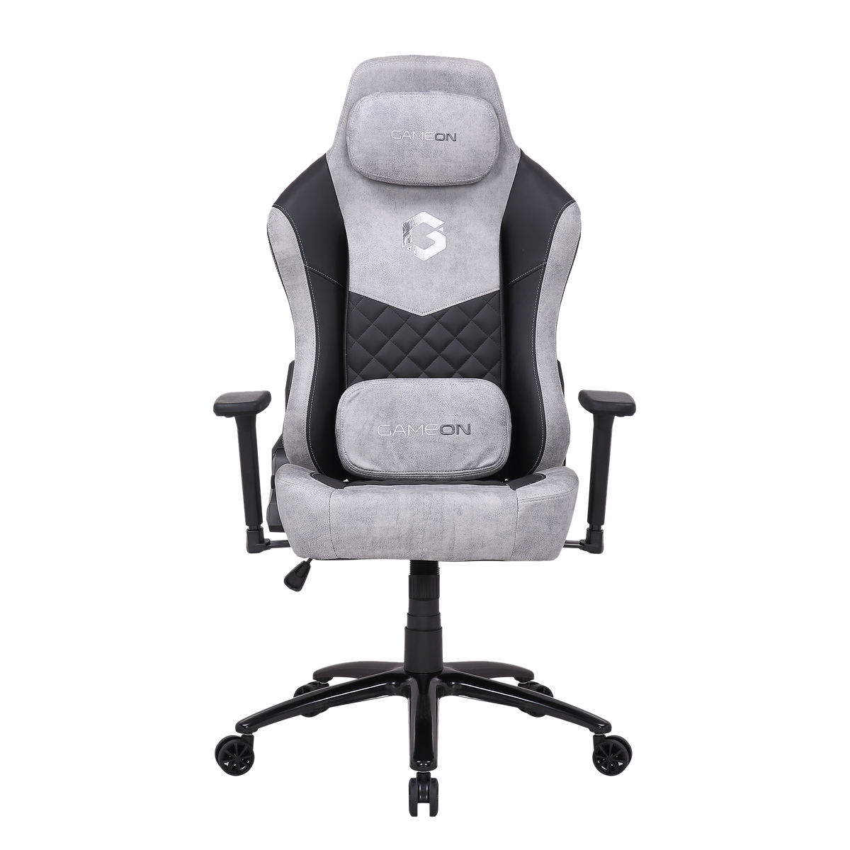GAMEON Elegant Series Gaming Chair - Black/Grey