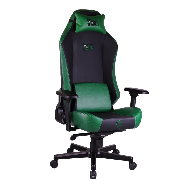 GAMEON x DC Licensed Gaming Chair With Adjustable 4D Armrest & Metal Base - Joker
