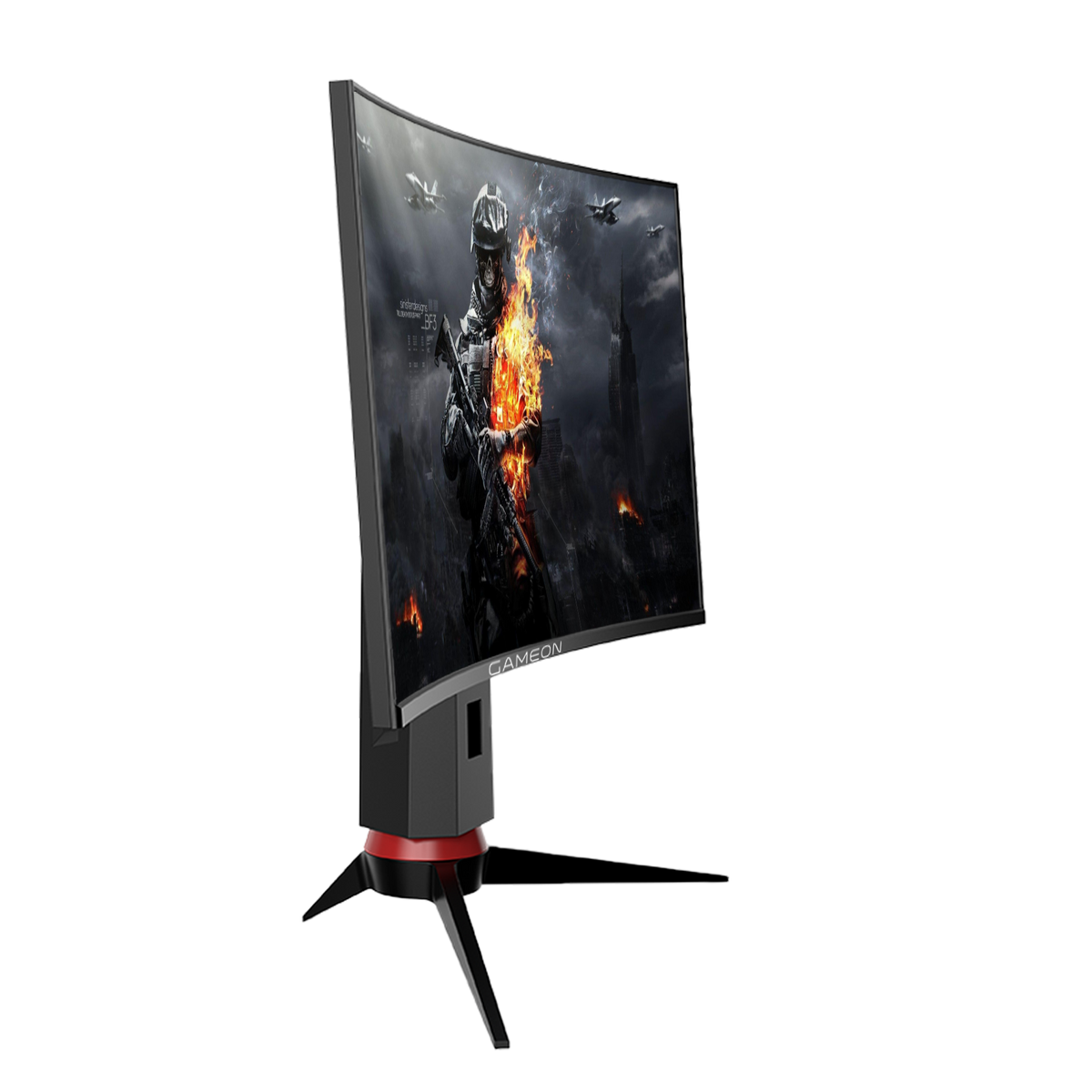 GAMEON GO-165-QHD-27 27" QHD, 165Hz, 1ms Curved Gaming Monitor With Gsync & Free Sync