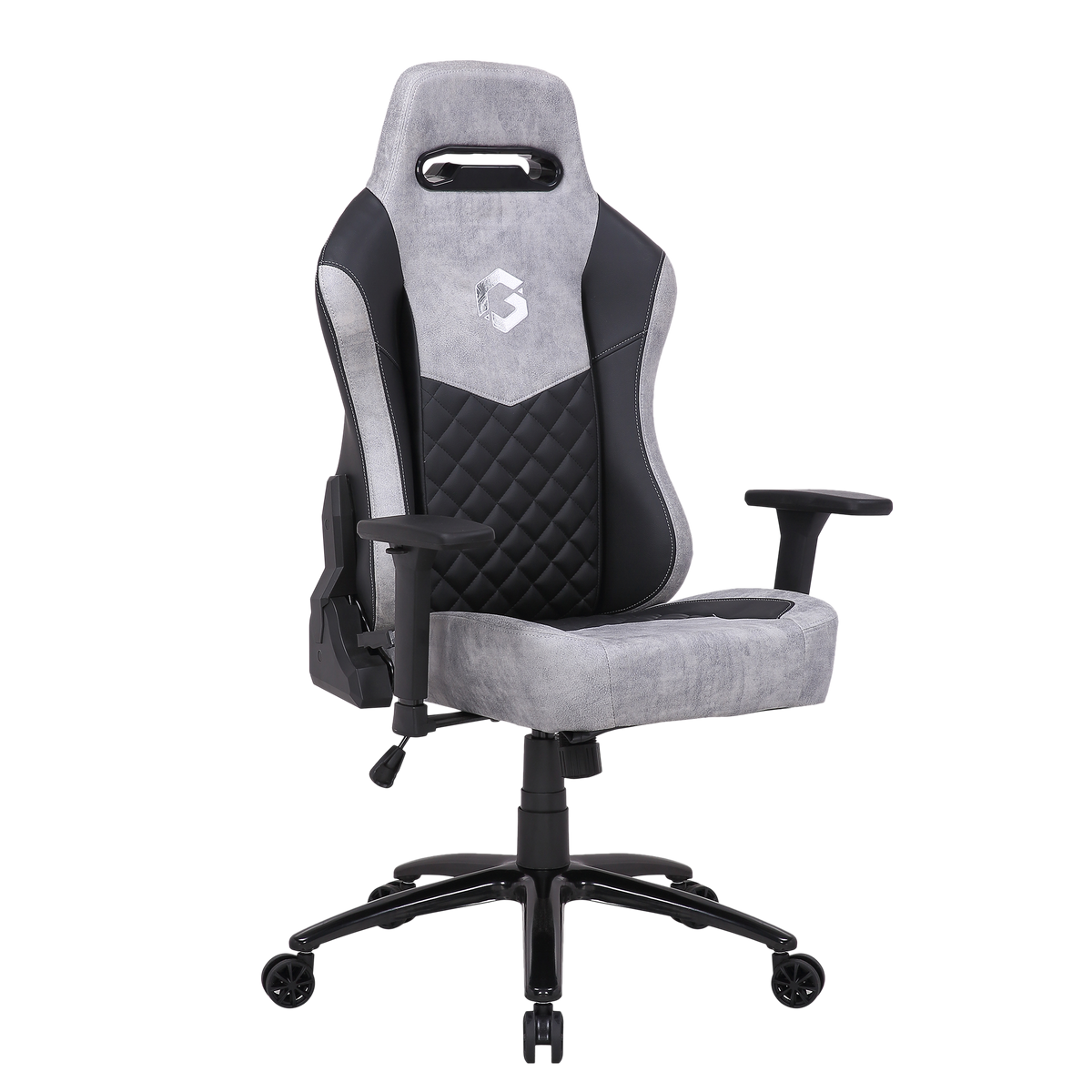 GAMEON Elegant Series Gaming Chair - Black/Grey